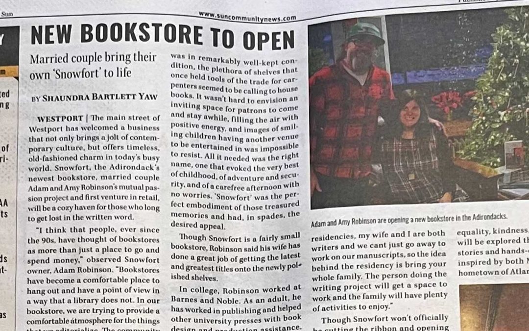Snowfort Featured in The Sun Community News